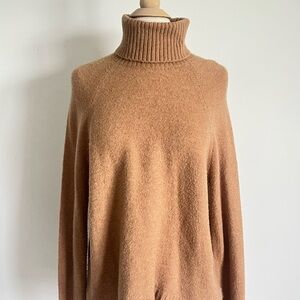 J. Crew Camel Turtleneck Sweater size Medium